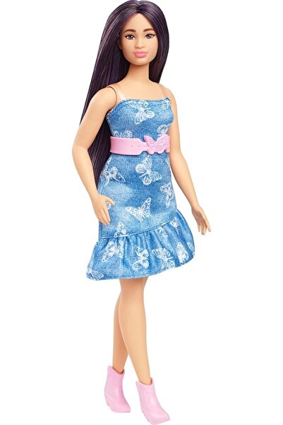 mattel Fashionista Brb cu păr mov și rochie fluture Mthyt 89