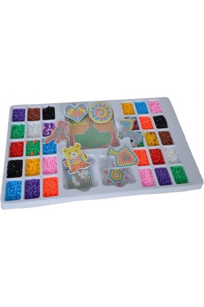 Simba Toys Τέχνη & Διασκέδαση - Σετ 6000 Σιδερένιων Χαντρών με 9 Διαφορετικά ...