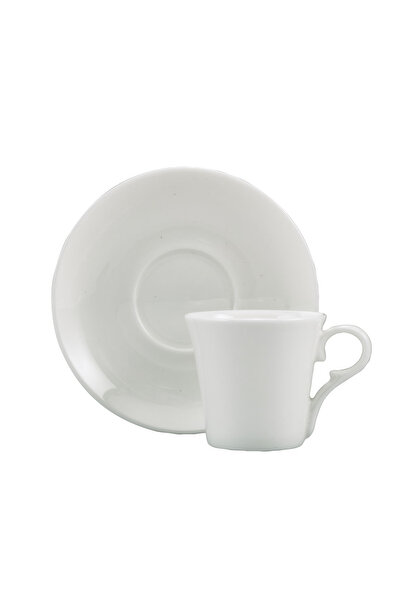 Paşabahçe Element Porselen Espresso Fincanı Beyaz