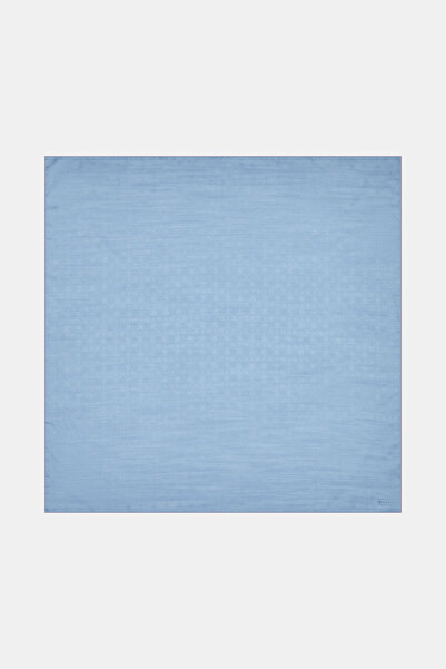 Vakko AÇIK MAVİ PAMUK/İPEK EŞARP