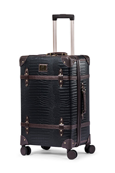 LİMRA Lemra 20-inch Premium Leather Travel Bag - Pilot Cabin Bag with 360-Deg...