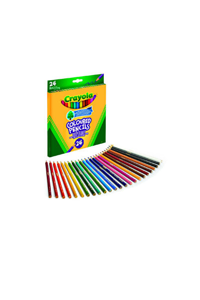 Crayola Set de 24 de creioane colorate, CRY 04-3624