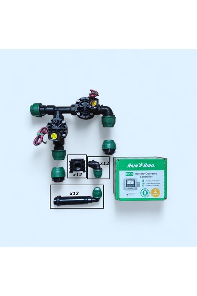 Rainbird Orta ölçekli Kısa Mesafe Otomatik Bahçe Sulama Seti