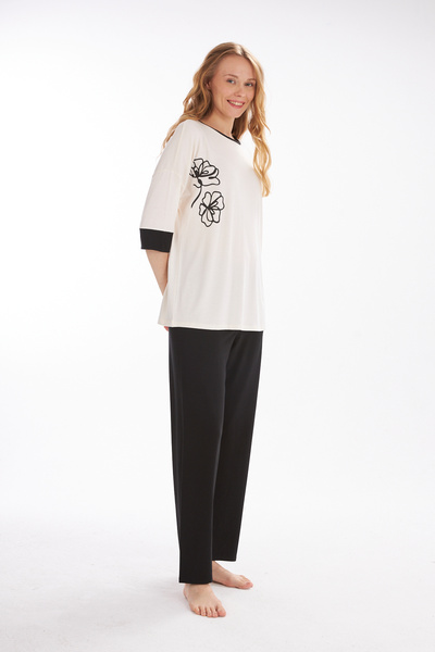 LILIAN L10099 Rosy Trousers Set