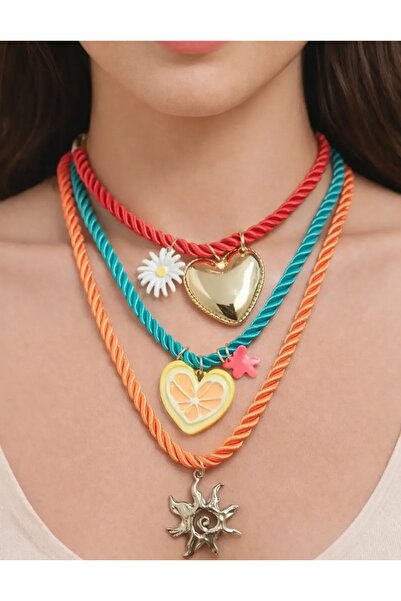 Erdem Colorful Rope Rope 3-Piece Necklace