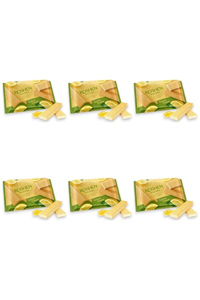 Roshen SET 6 BUCĂȚI - napolitane lămâie, napolitane 72g/22buc