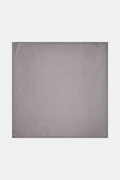 Vakko GRİ MONOGRAM FASONE EŞARP