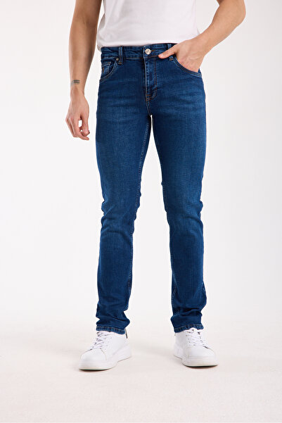 muzzo jeans Slim Fit Lycra Blue Jeans