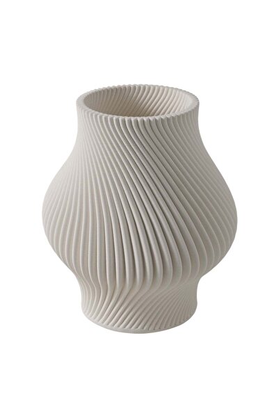 Sagebrook Home مزهريات زخرفية من البورسلين بتقنية الطباعة ثلاثية الأبعاد ذات ...