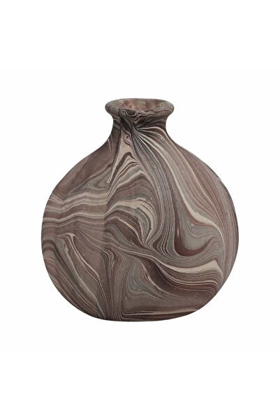 Sagebrook Home 14" CARRANA MEDIUM BROWN ECOMIX VASE