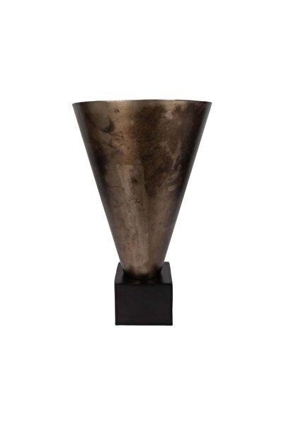 Sagebrook Home 19" Cassendra Large Metal Vase, Gold