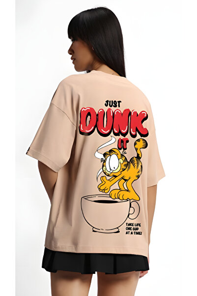 ZEMLİYA Women's Oversize Graphic Print T-Shirt – Casual Streetwear Relaxed Fit