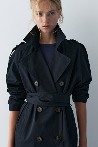 Pull & Bear Kemerli trençkot