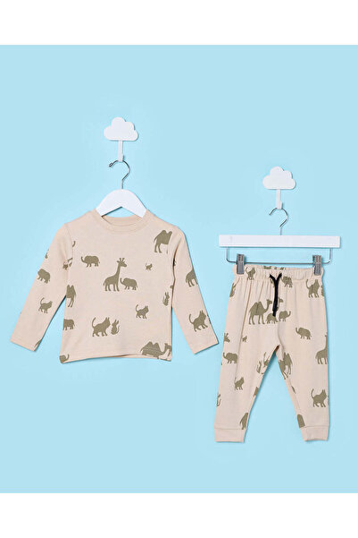 REDTAG طقم بيجامة مطبوع للأولاد الرضع (قطعتين)