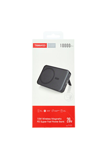 TRANYOO Universal external battery Powerbank Magnetic Wireless 10000mAh 15W T...