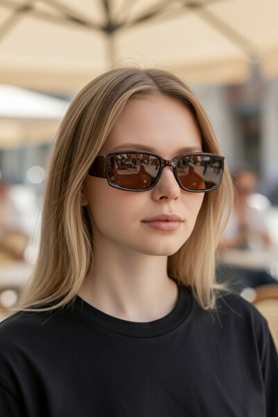 De Valentini Angled Model Style Women's Sunglasses