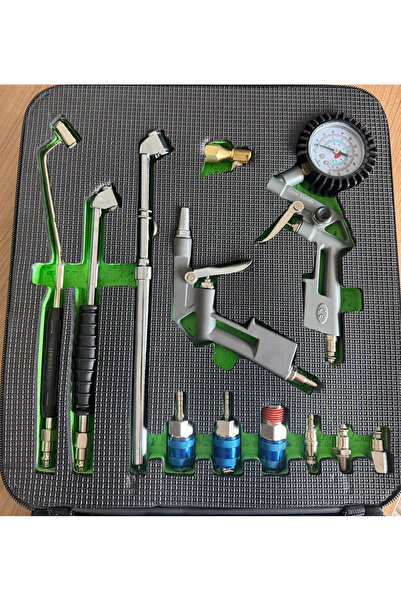 Green Air Tools 12 Parça Lastik Şişrme Seti