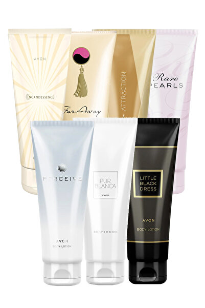 AVON Parfüm Kokulu Nemlendirci Yedili Kadın Vücut Losyonu Paketi