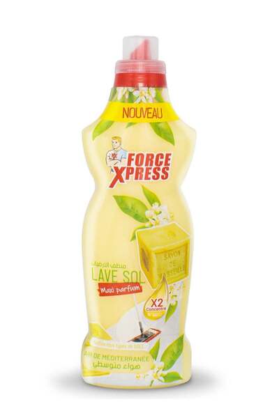 Force Xpress منظف ​​أرضيات مركز من ميديتيرانيان إير (عبوتان) سعة 1 لتر