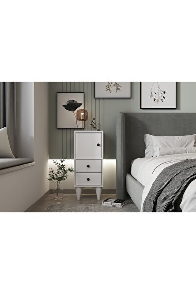 nettrends.net the new trend of shopping Minimalist Beyaz Komodin PNR-KMD-1014