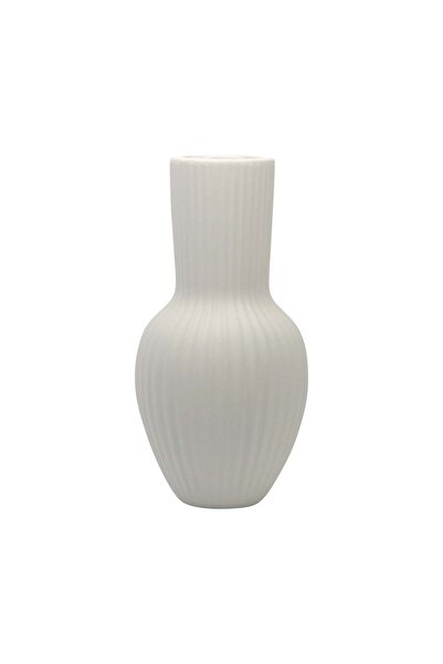 Sagebrook Home CER, 11"H BOUQUET VASE, WHITE