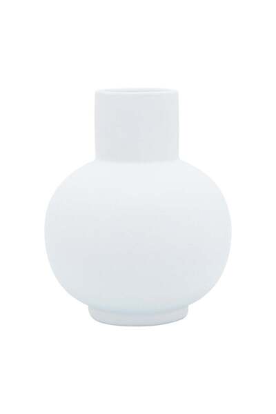 Sagebrook Home Cer, 8"H Bulbous Vase, White