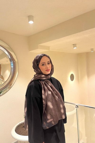 YILDIZ SCARFS Ceylan Bambi Desenli Pamuk Soft Şal