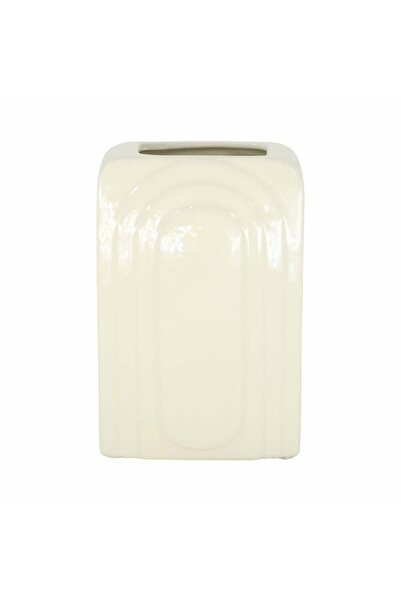 Sagebrook Home مزهرية مستطيلة من دول، 7 بوصات