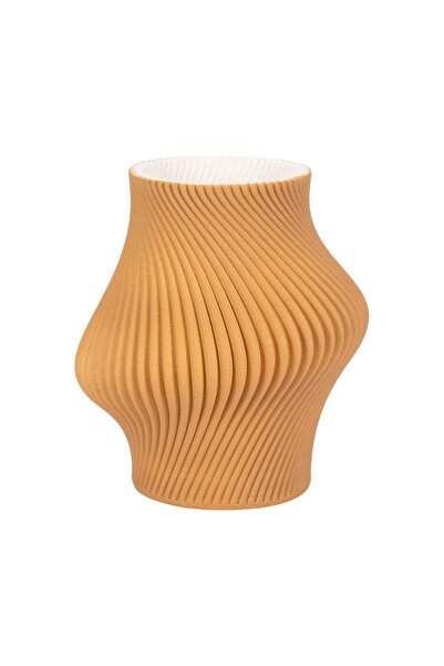 Sagebrook Home مزهرية سيمور مطبوع ثلاثية الأبعاد، بنكهة التفاح والقرفة