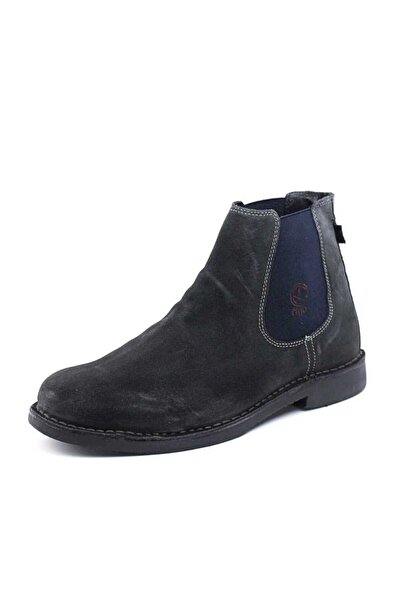 tino Men's boots with stitched sole, made of natural Leather 3256-GRI