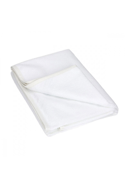 Bocioland Waterproof and reusable mattress protector White, size 60 x 120 cm