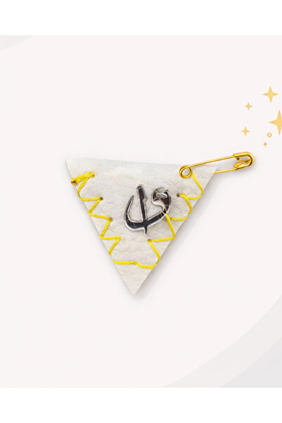 SUFİ TESBİH & ESANS VE HEDİYELİK El Yapımı Deri Bebek Cevşeni – Üçgen Tasarım...