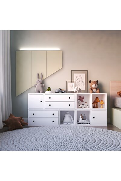 nettrends.net the new trend of shopping 4 Bölmeli Geniş Depolama Alanlı Bebek...