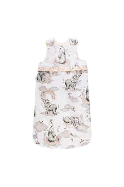 Bocioland Elephant children's sleeping bag, practical design with zipper and ...