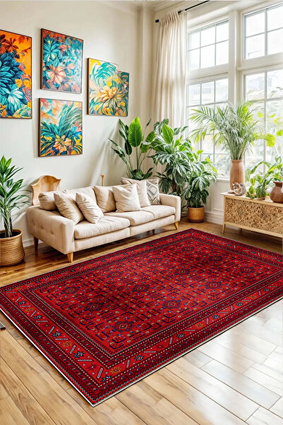 Evimle Makinede yıkanabilir kaymaz taban leke tutmaz mutfak halısı salon halı...