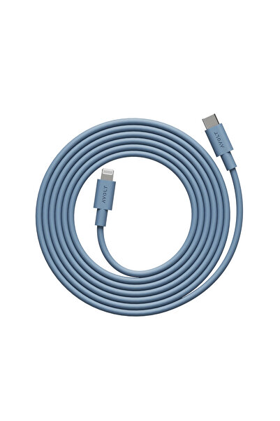 AVOLT Data and fast charging cable, USB-C/Lightning Apple, AVOLT, 2 m, blue