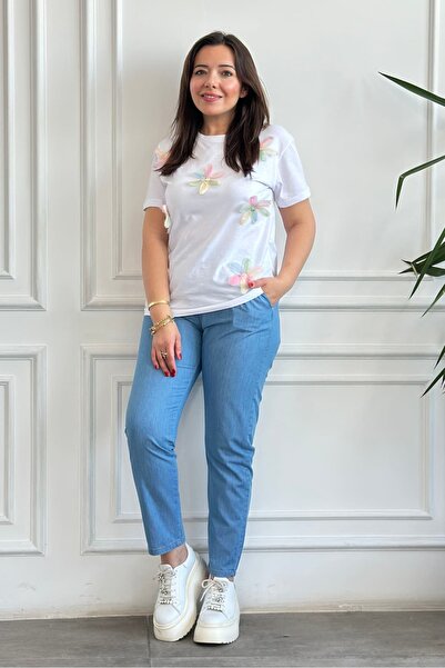 yb yağmur butik Elastic Waist Sports Pants