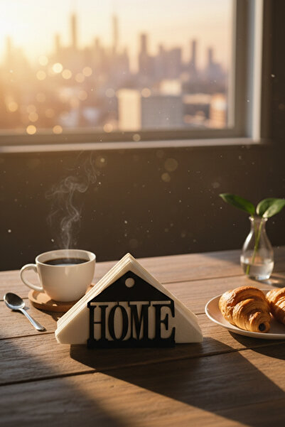 Grandmix Minimalist Metal Napkin Holder Black Stylish Table Organizer