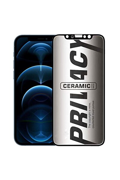 bzontech غطاء حماية سيراميك غير لامع متوافق مع هاتف iPhone 12 Pro Max