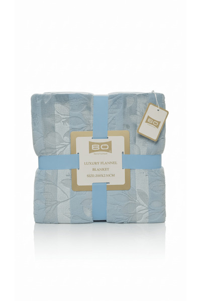 Binown Breeze embossed Blanket , sky blue, 180*200