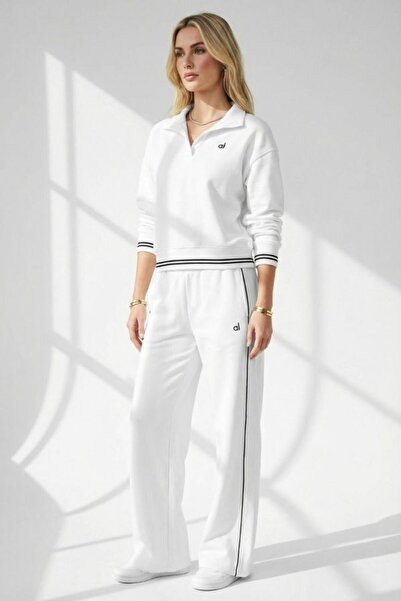 Kokoşum Butik 5793 Collared Metal Accessory Set White