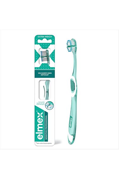 Elmex Sensitive Professional Toothbrush, Extra Soft Bristles, Gentle Cleaning...