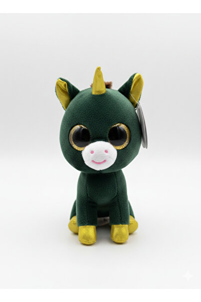 TIGOES دمية تي بي بيني بوس يونيكورن خضراء من تي واي، 15 سم