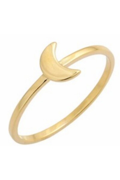 Generic خاتم من الفضة الإسترليني عيار 925 مطلي بالذهب عيار 18 قيراطاً للنساء ...