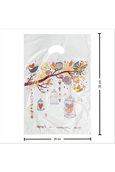 fantastik store حزمة أكياس SNMSWRLD 26*38 للحمل باليد تحتوي على 100 قطعة (528...