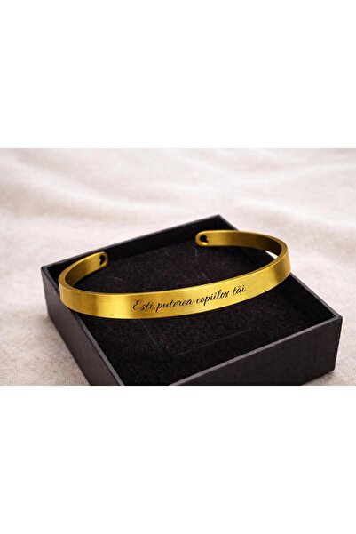 Unbrande STRONG gold heart bracelet