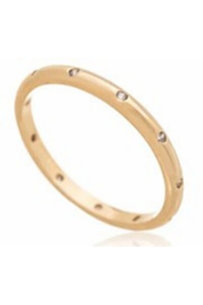 Generic خاتم من الفضة الإسترليني عيار 925 مطلي بالذهب عيار 18 قيراطاً للنساء ...