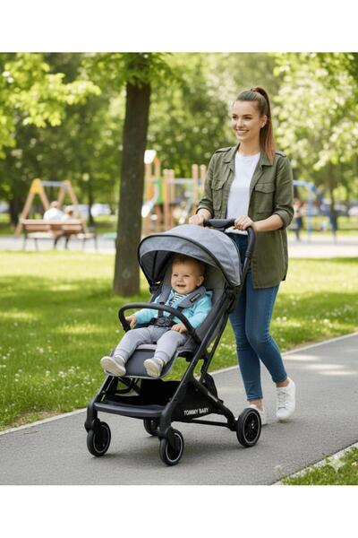 Tommybaby Quantum Kabin Bebek Arabası Kabin Boy Bebek Arabası Pedli Katlanabi...