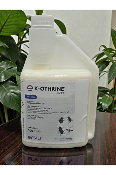 envu K-OTHRİNE 500ML SKT 2028 Haşere böcek tahtakurusu karınca ilacı kokusuz