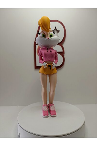 Ades Store lola bunny , Tavşan Kız Figürü, Tavşan Biblo Buggs Figür 3d Figür